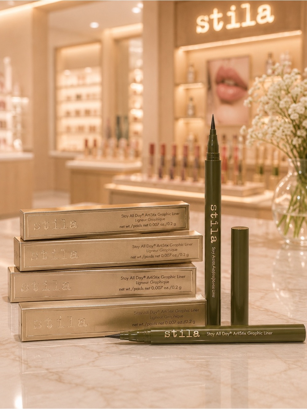 Stila Stay All Day® AntiStix Graphic Liner - Olive Green Shimmer (HULA)